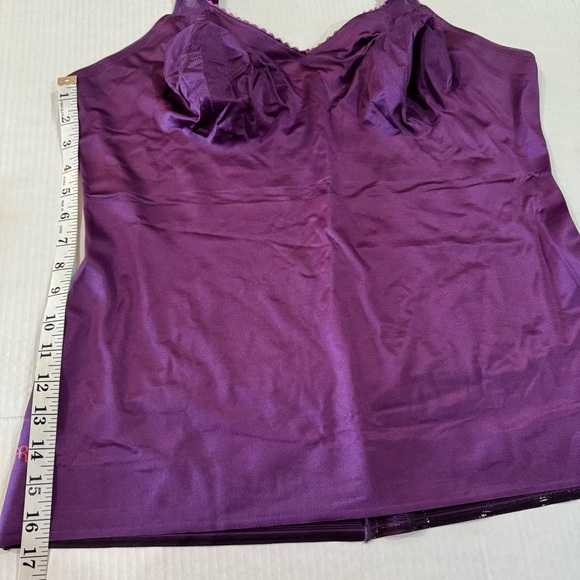Purple Satin Camisole Top - Picture 9 of 11